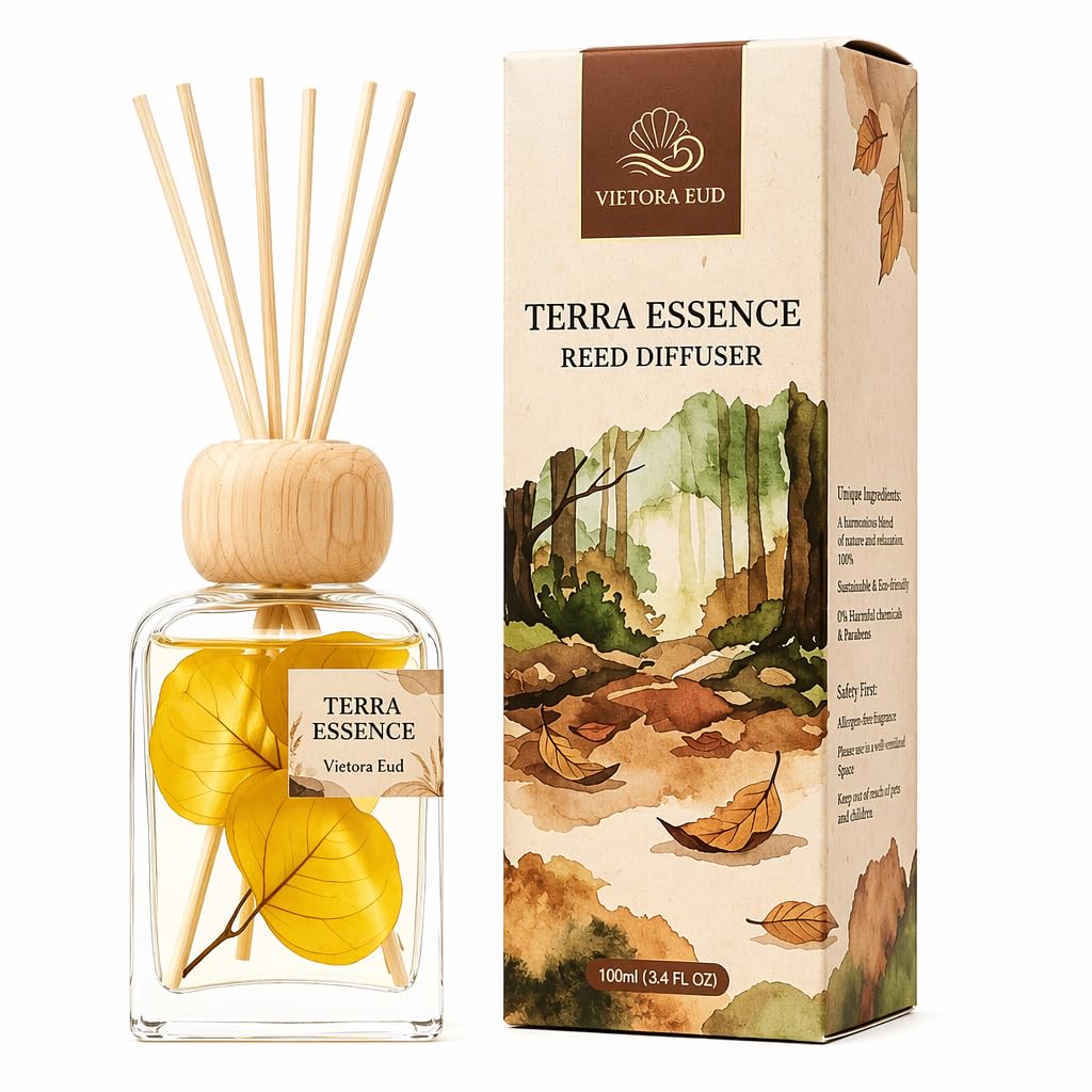 Cedarwood & White Musk Reed Diffuser, 3.34 Fl Oz