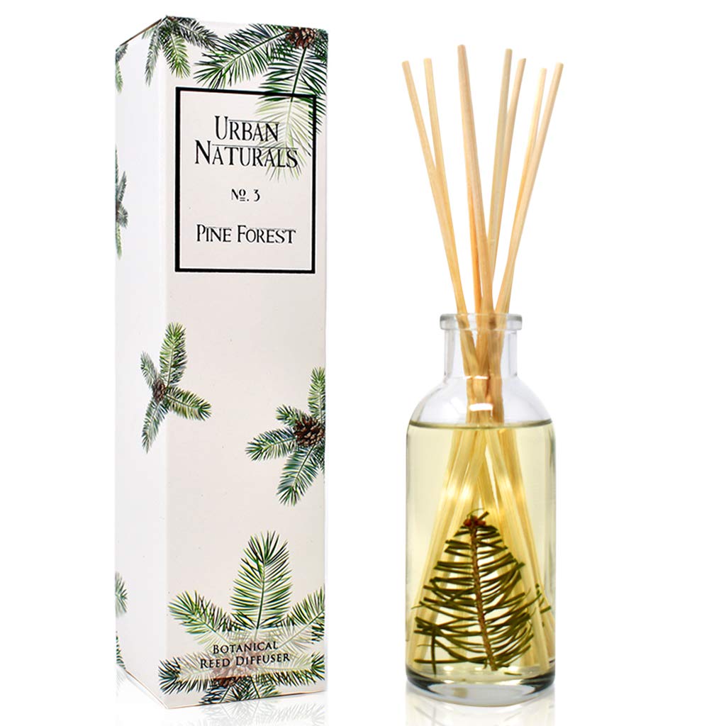 Urban Naturals Reed Diffuser Set, Apple Cinnamon - Bathroom Shelf Décor