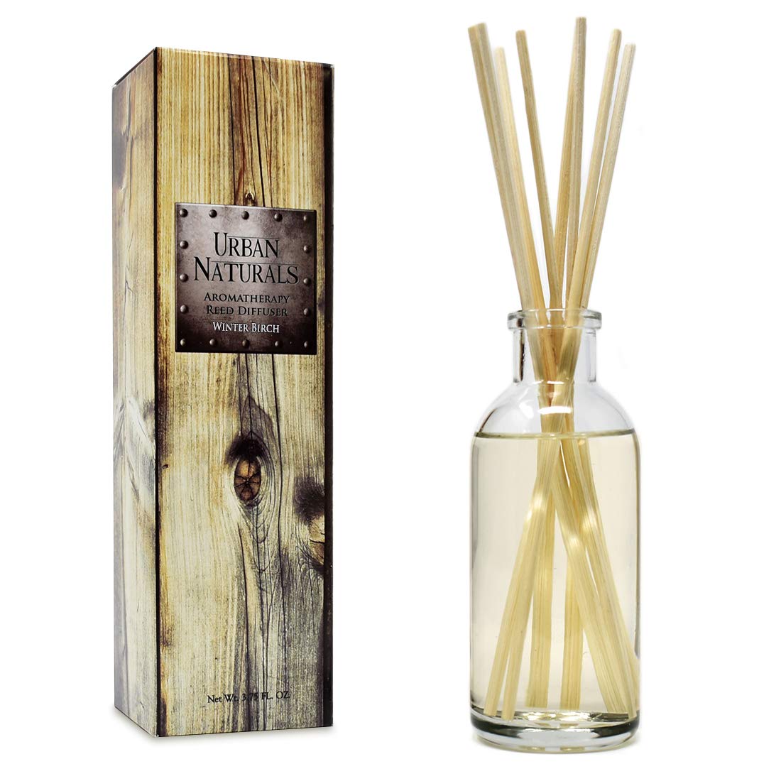 Urban Naturals Reed Diffuser Set, Apple Cinnamon - Bathroom Shelf Décor