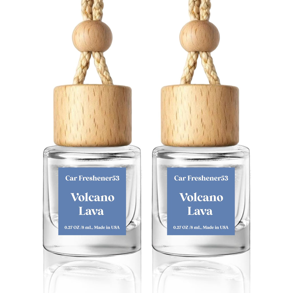 HoogaLife Car Air Freshener Diffuser 2 Pack Hanging Air Freshener Diffuser - Vanilla Cream Fragrance Oil Air D iffuser for Car, 45+ days Long Lasting Fragrance Made in USA C ar Air Fresheners (V54)
