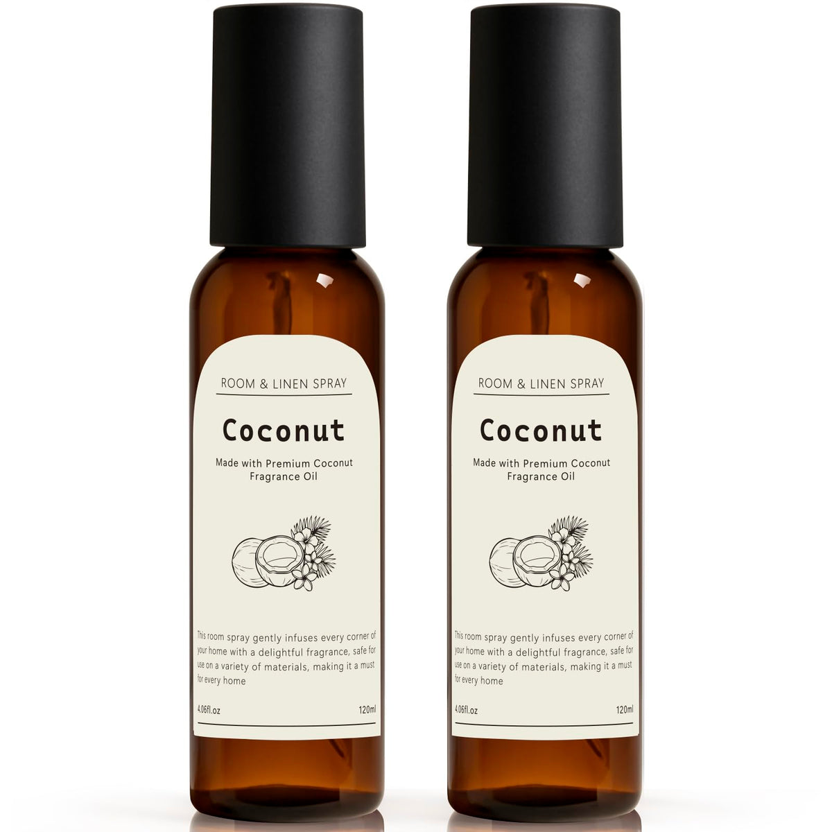 Eucalyptus Fragrance Room Spray, Long Lasting Air Fresheners for Home, Room Air Freshener & Odor Eliminator, 2 x 4.06 fl oz