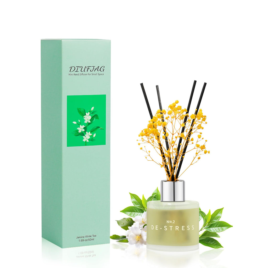 3 Pack Fragrance Reed Diffuser, 50ML Lavender Jasmine Lemongrass