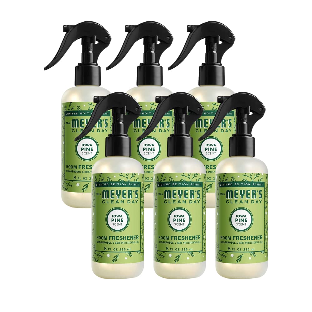 MRS. MEYER'S CLEAN DAY Room and Air Freshener Spray, Non-Aerosol Spray Bottle Infused with Essential Oils, Lavender, 8 fl. oz