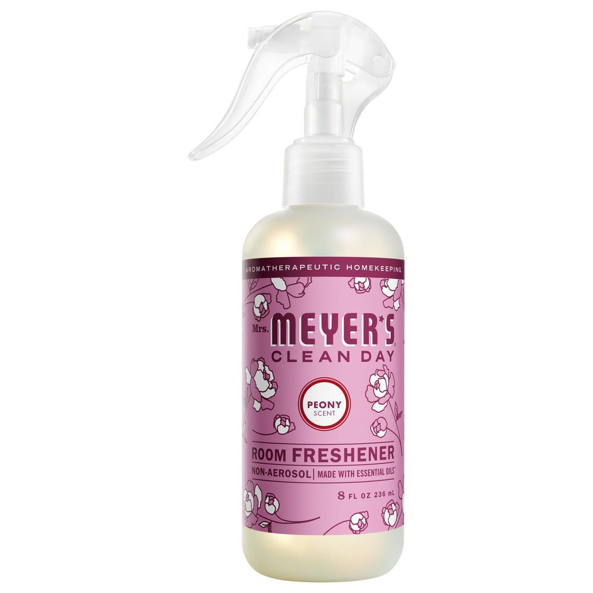 MRS. MEYER'S CLEAN DAY Room and Air Freshener Spray, Non-Aerosol Spray Bottle Infused with Essential Oils, Lavender, 8 fl. oz