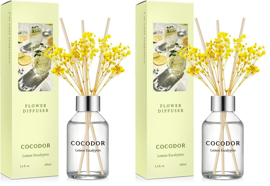 COCODOR Lavender Reed Diffuser/Garden Lavender / 6.7oz(200ml) / 1 Pack/Home Decor & Office Decor, Fragrance and Gifts