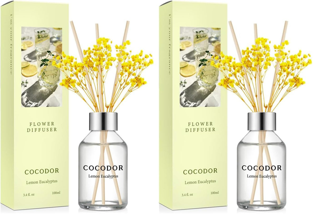 COCODOR Lavender Reed Diffuser/Garden Lavender / 6.7oz(200ml) / 1 Pack/Home Decor & Office Decor, Fragrance and Gifts