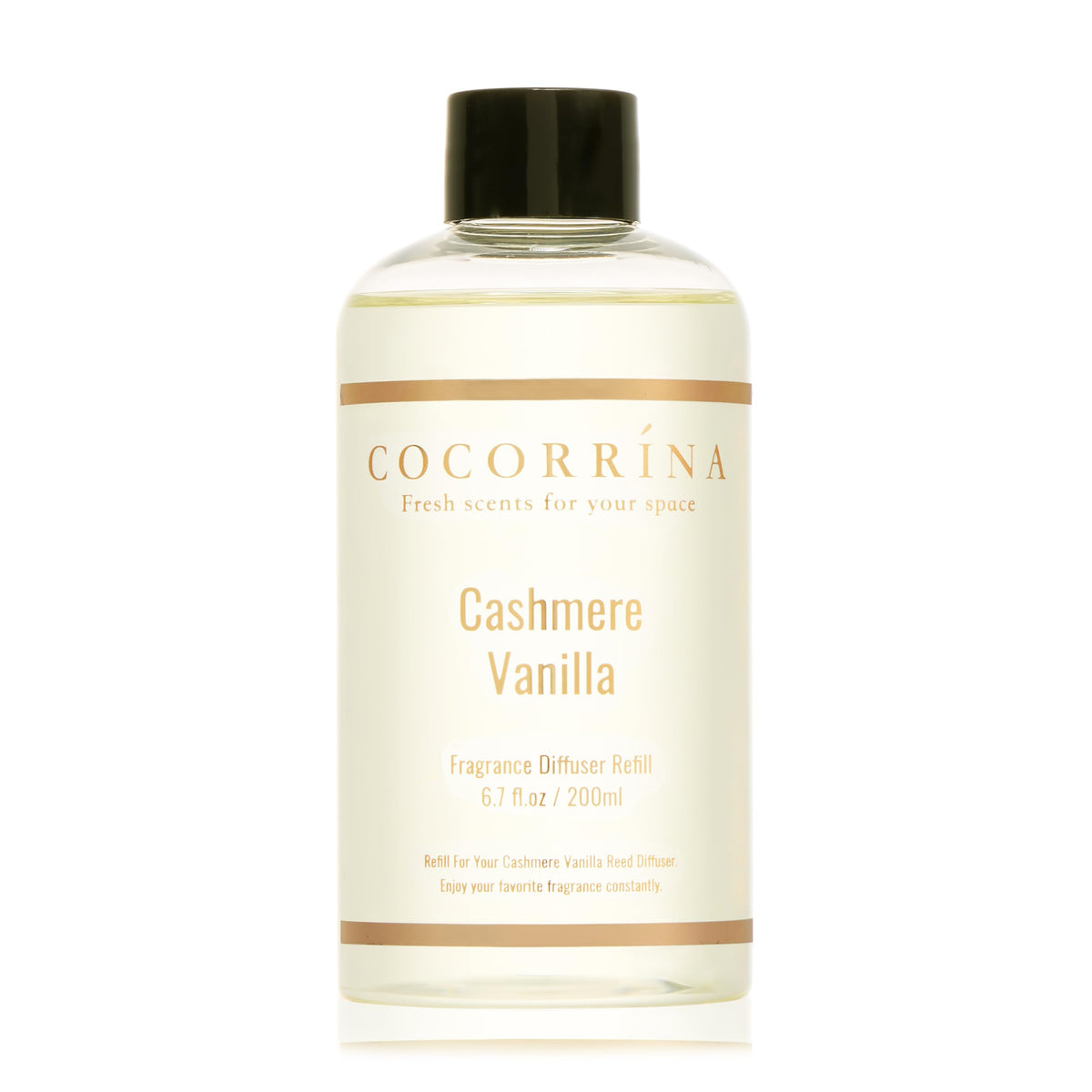 Cocorrína Reed Diffuser Set, 6.7 fl.oz Clean Linen 2 Packs Scented Diffuser with Sticks Home Fragrance Reed Diffuser for Bathroom Shelf Decor