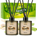 STRN Citronella Reed Diffuser Set, Lemongrass Scent Diffuser 300ML