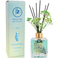PEANÄK Reed Diffuser Set - Coconut Vanilla 6.7 fl oz | Scented Oil Diffuser with 8 Sticks for Bathroom Shelf Decor & Home Fragrance