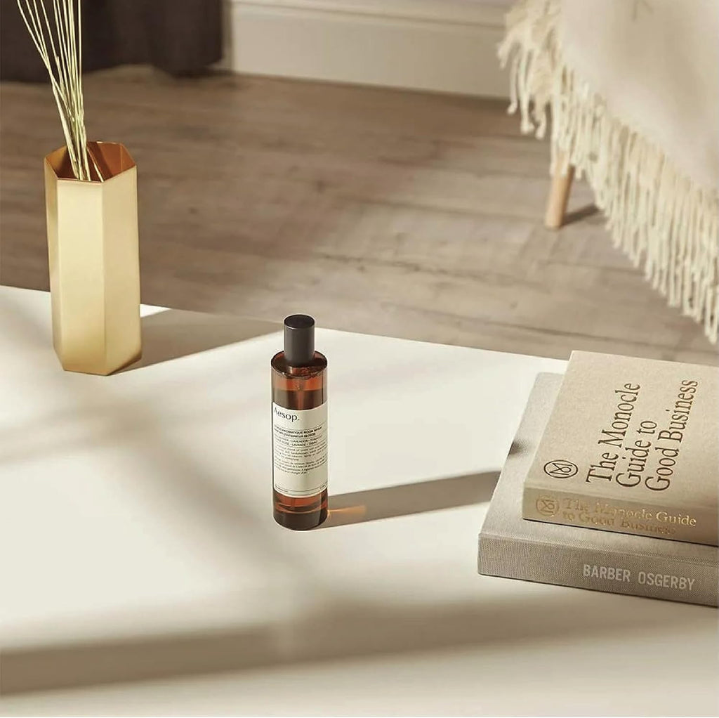 Aesop Cythera Aromatique Luxury Room Spray | Woody, Opulent, Spicy Aroma lasts for Several Hours | 3.4 oz / 100mL