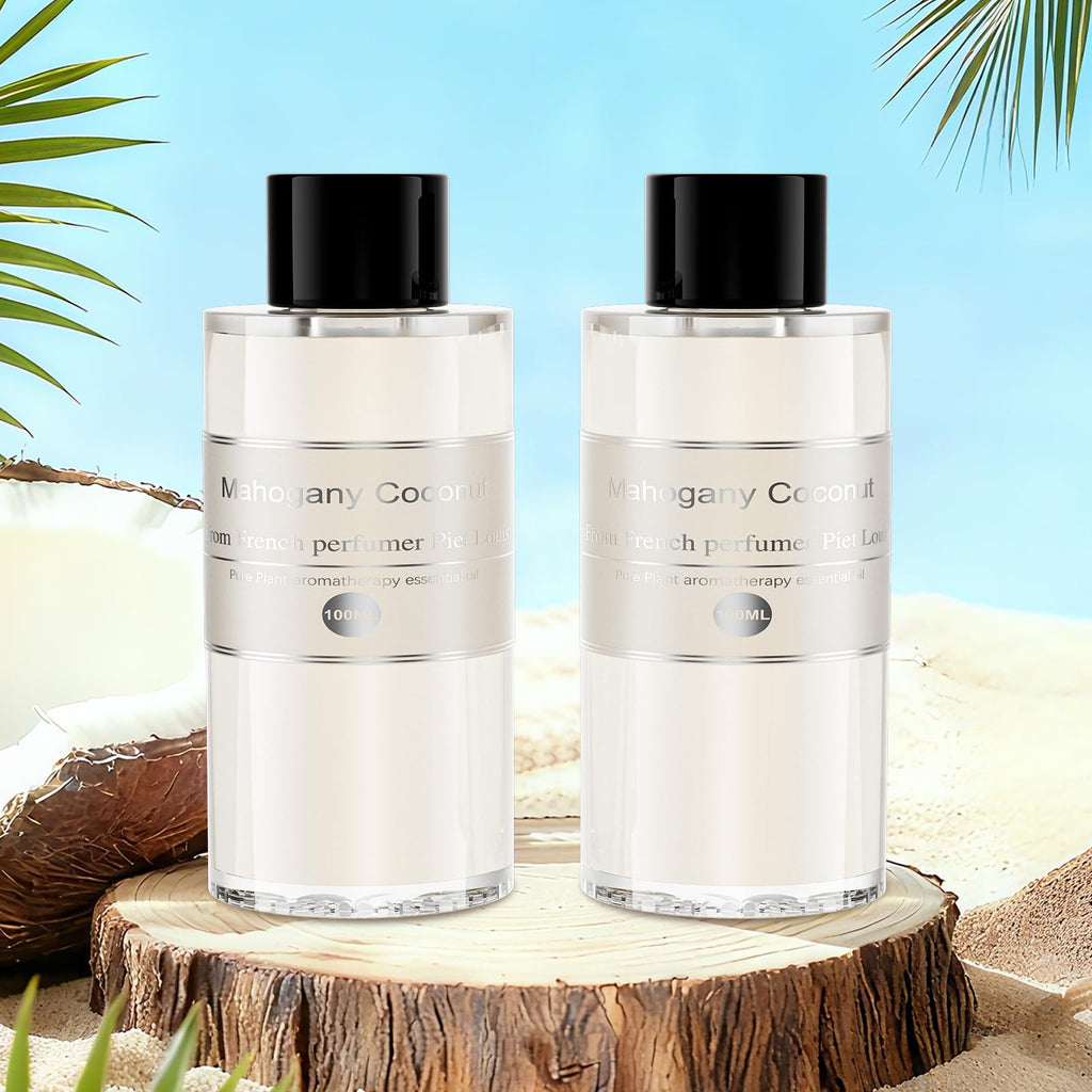Amor Lyris 2 Packs Essential Oil Refill for Smart Car Air Freshener, 3.5OZ Car Diffuser Refill, Aromatherapy Perfume Refill Can be Used for 4-8 Months, Made with Natural Plant Extracts, New Car Smell