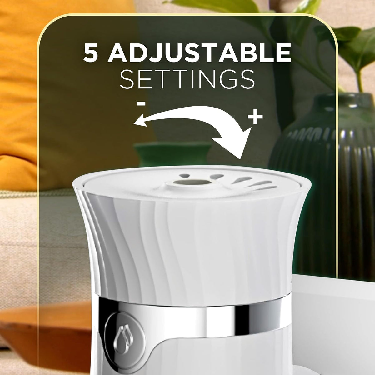 Air Wick Plug in Scented Oil Advanced Gadget, 4 Count, White