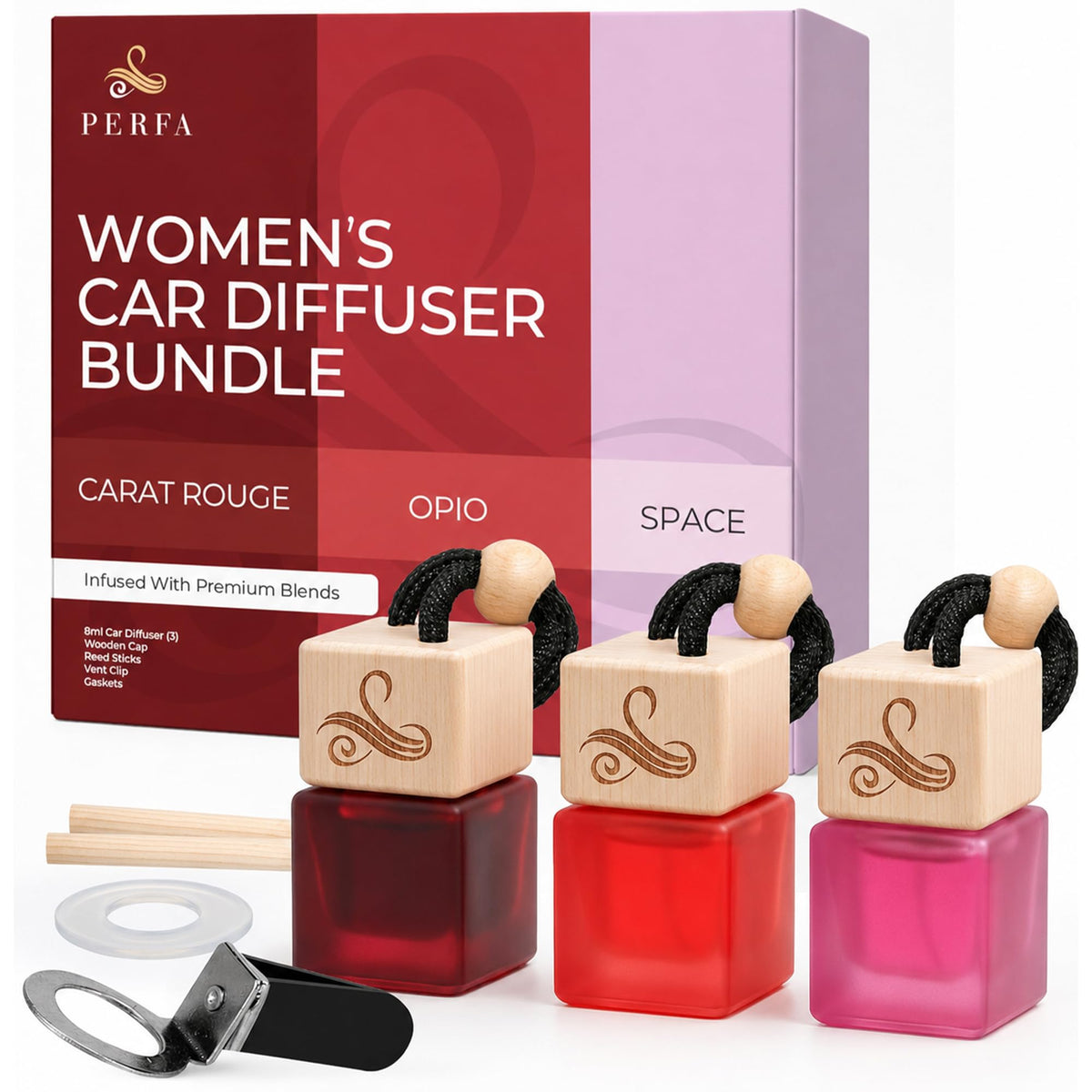 Car Air Freshener for Women - Alien Inspired Perfume Diffuser by Perfa