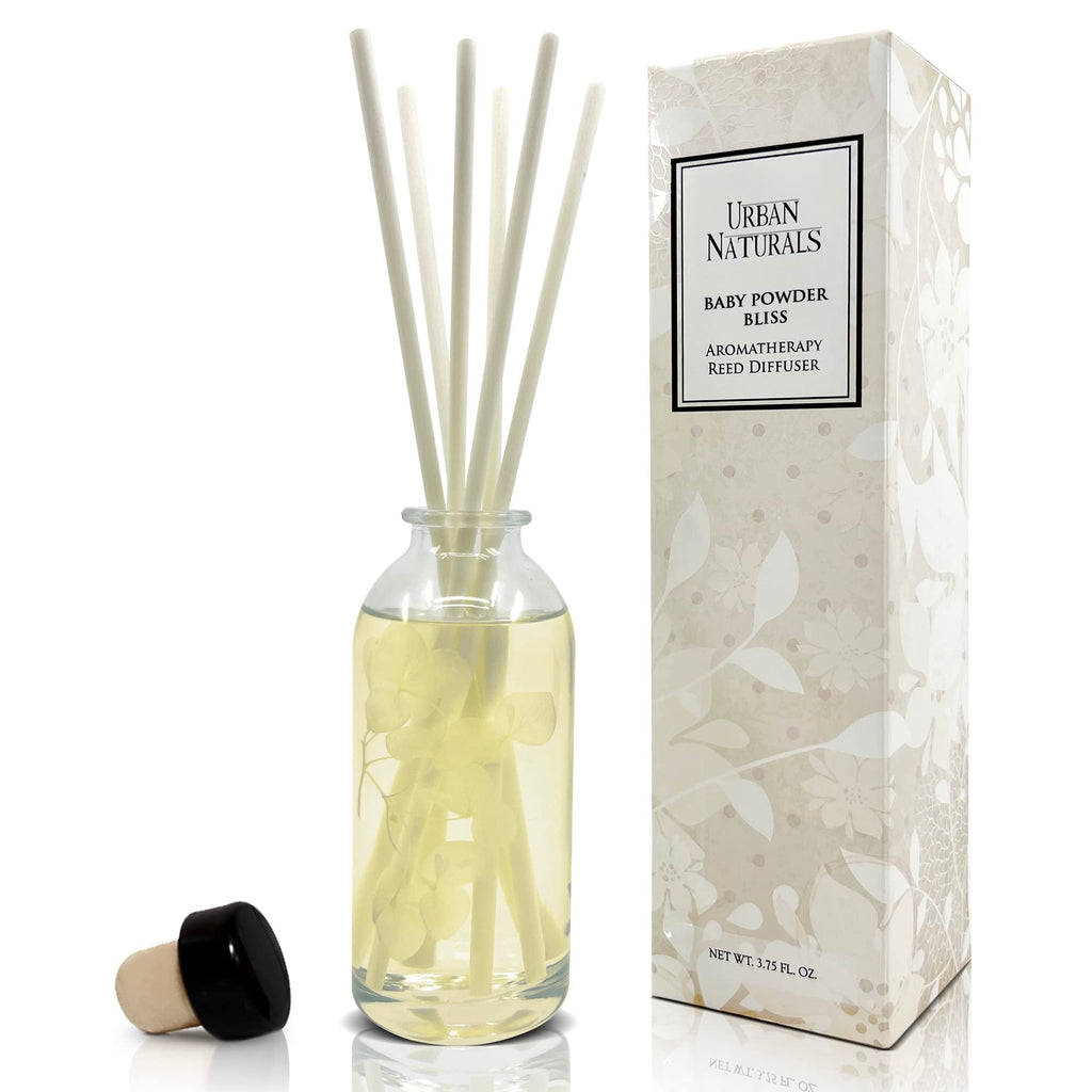 Urban Naturals Reed Diffuser Set, Apple Cinnamon - Bathroom Shelf Décor