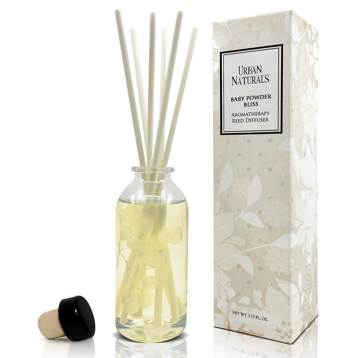 Urban Naturals Reed Diffuser Set, Apple Cinnamon - Bathroom Shelf Décor