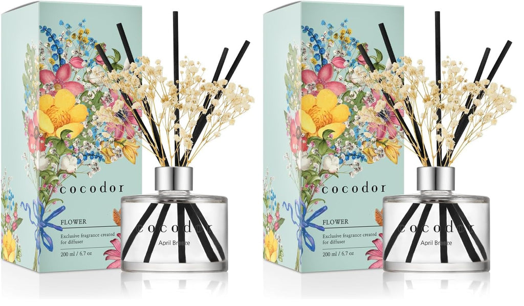 COCODOR Lavender Reed Diffuser/Garden Lavender / 6.7oz(200ml) / 1 Pack/Home Decor & Office Decor, Fragrance and Gifts