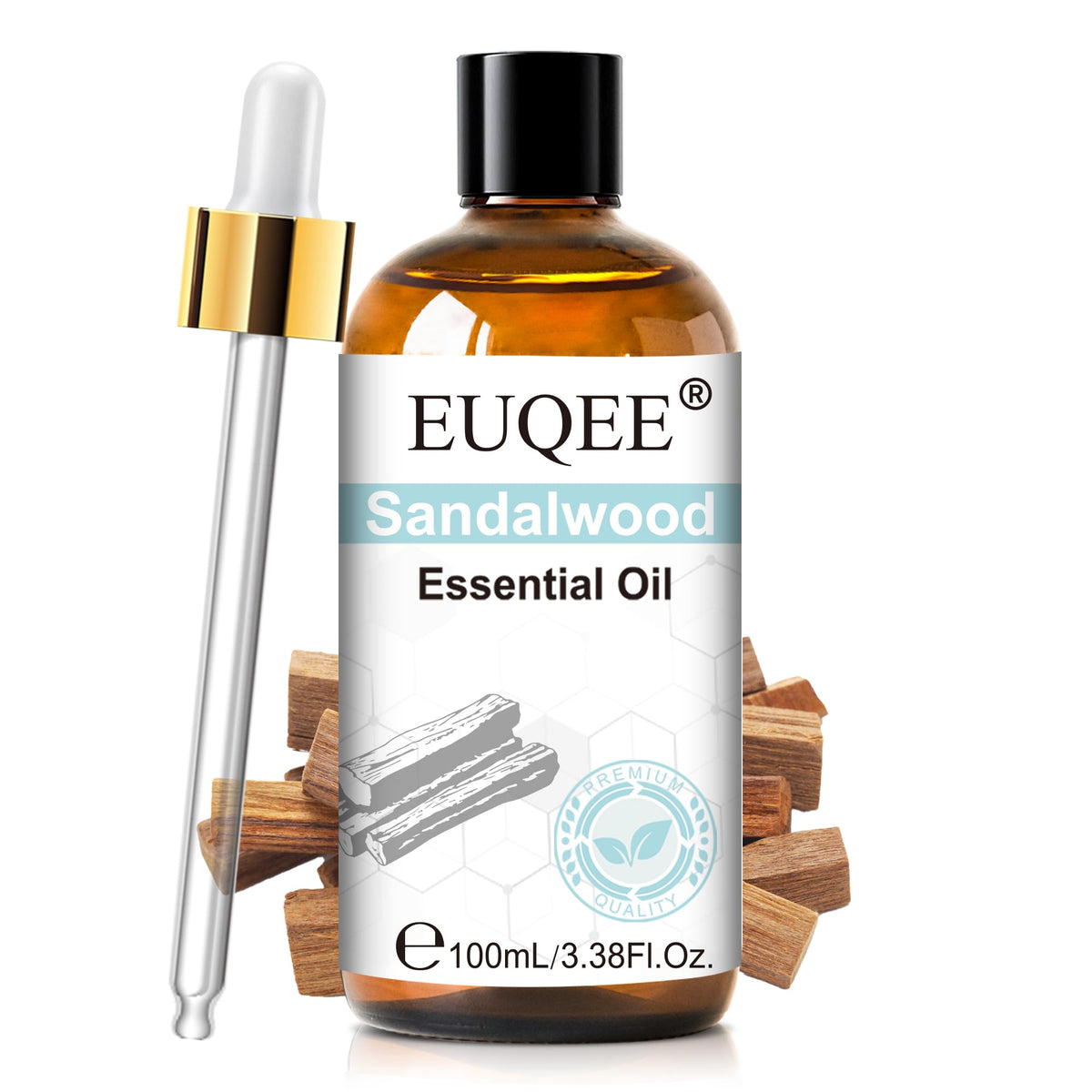 EUQEE Almond & Vanilla Fragrance Oil, 3.38 Fl oz/ 100ml