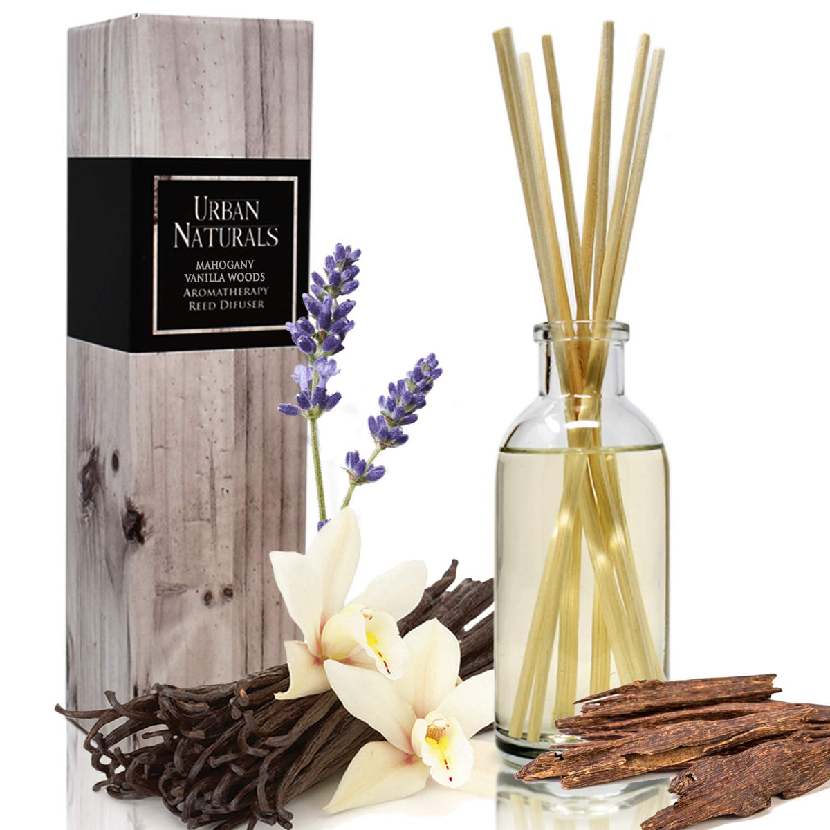 Urban Naturals Reed Diffuser Set, Apple Cinnamon - Bathroom Shelf Décor