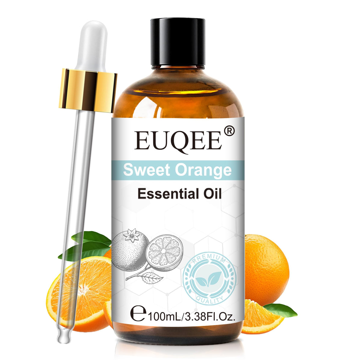 EUQEE Almond & Vanilla Fragrance Oil, 3.38 Fl oz/ 100ml