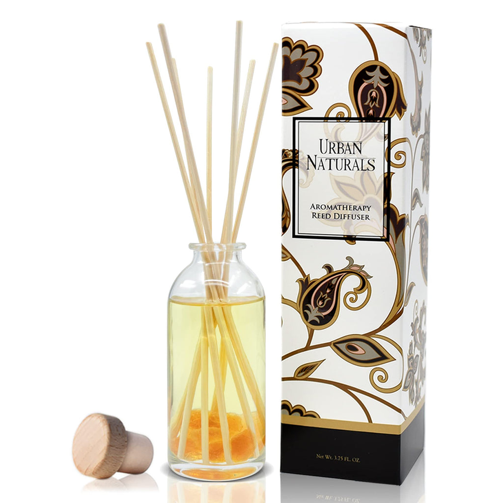Urban Naturals Reed Diffuser Set, Apple Cinnamon - Bathroom Shelf Décor