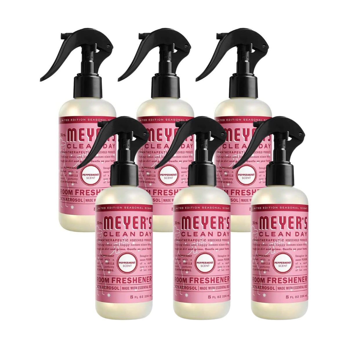 MRS. MEYER'S CLEAN DAY Room and Air Freshener Spray, Non-Aerosol Spray Bottle Infused with Essential Oils, Lavender, 8 fl. oz