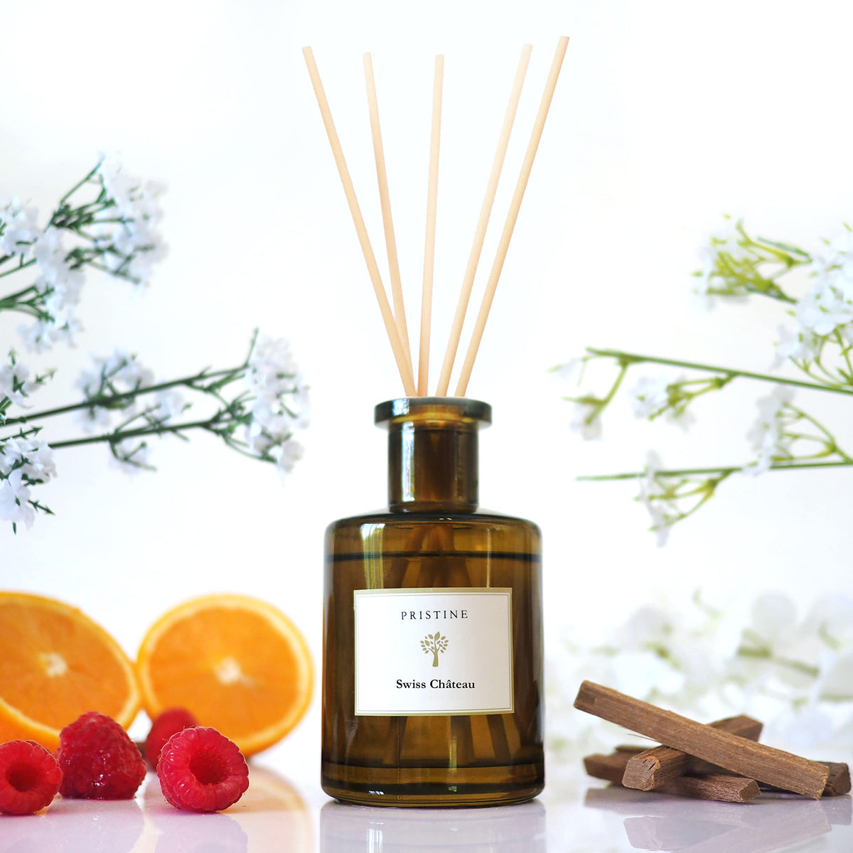 PRISTINE Japanese Ryokan/Inspired by Shang Hotel Reed Diffuser for Home | Fresh Lavender, Moroccan Amber Reed Diffuser Set, Oil Diffuser & Reed Diffuser | Home & Office Decor | Fragrance Gift