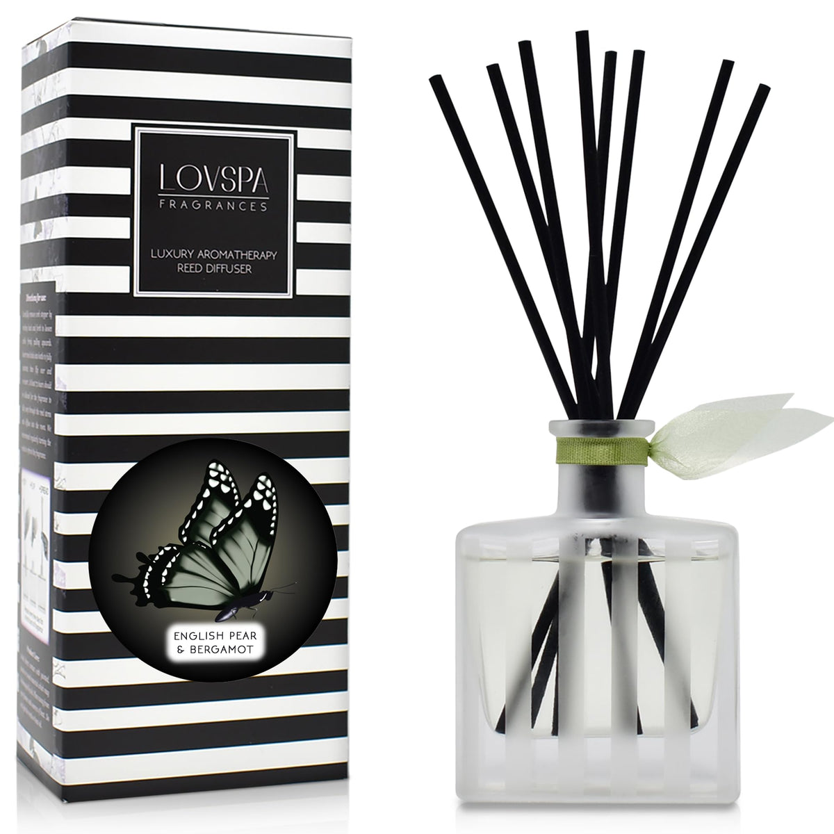 Reed Diffuser Set, Pumpkin Vanilla Chai Scented Oil Diffuser with Sticks, Home Fragrance Accessories for Bathroom Shelf Decor, Aroma Diffusers for Home or Office Fall Decor, USA Made