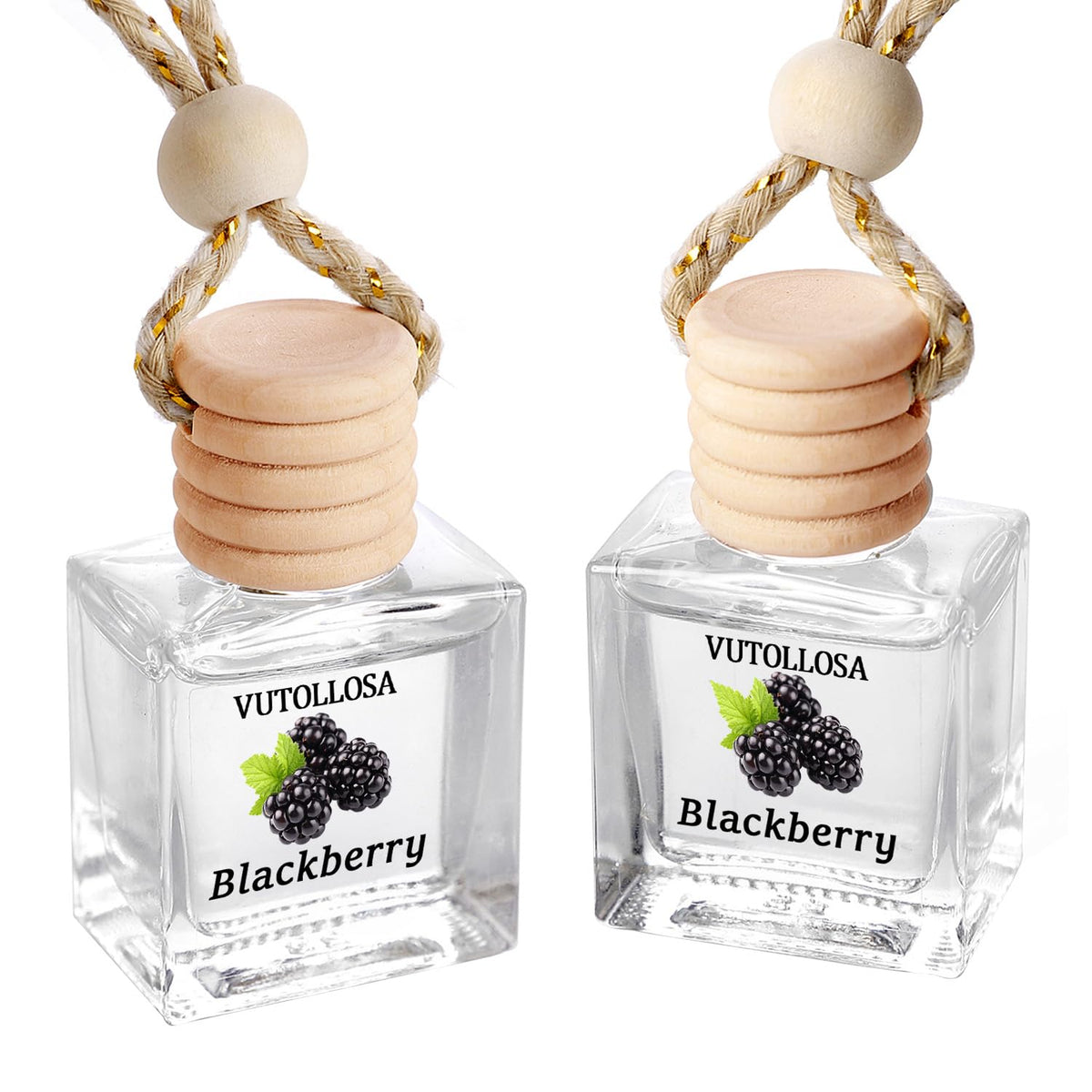 Car Air Freshener Hanging Vanilla 2 Pack,Essential Oils Diffuser Car Scents Decor Air Freshener,Long-Lasting Cute Car Accessories for Women & Men