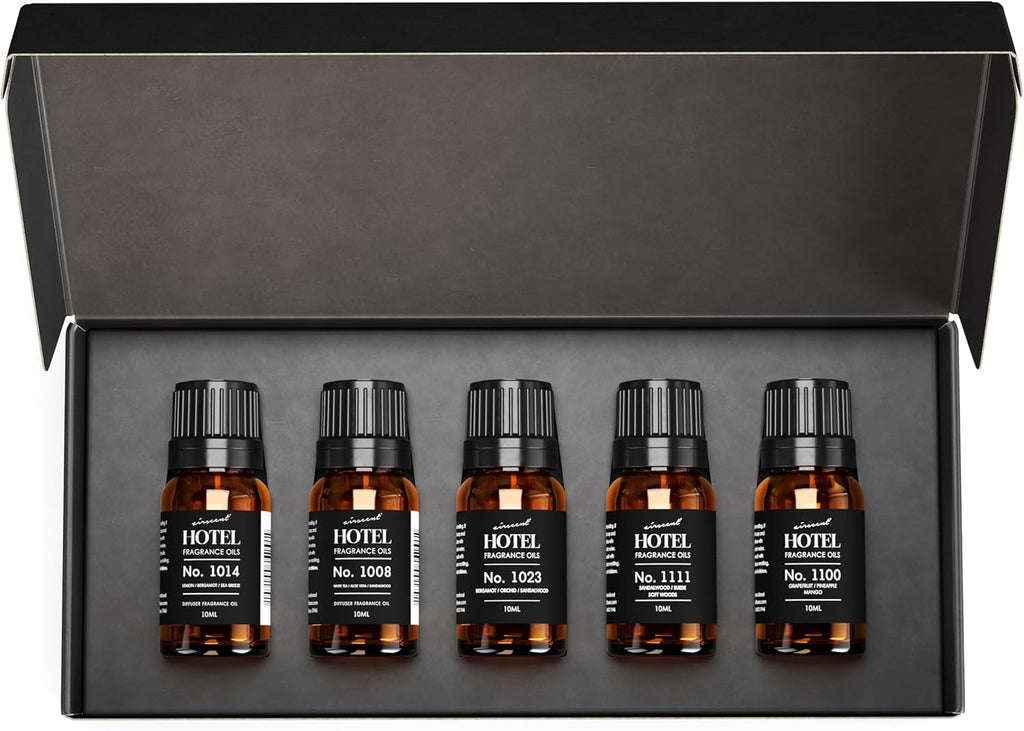 AirScent Hotel Diffuser Oil Gift Set - Buyers Best Picks 5 Pack - 10 mL