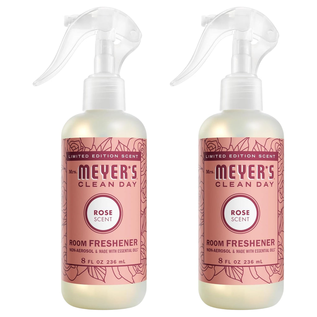 MRS. MEYER'S CLEAN DAY Room and Air Freshener Spray, Non-Aerosol Spray Bottle Infused with Essential Oils, Lavender, 8 fl. oz