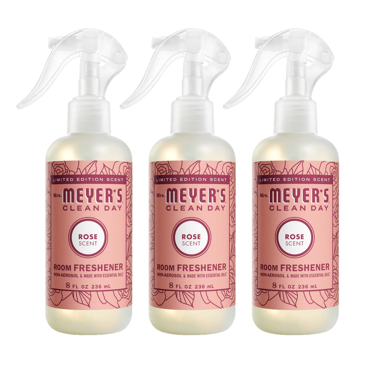 MRS. MEYER'S CLEAN DAY Room and Air Freshener Spray, Non-Aerosol Spray Bottle Infused with Essential Oils, Lavender, 8 fl. oz