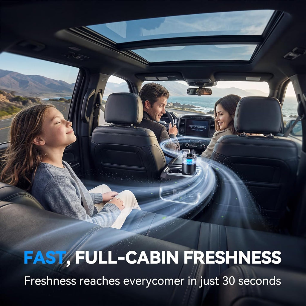Rorhxia Smart Car Air Freshener, Auto On/Off [Freshness, Style, Comfort]