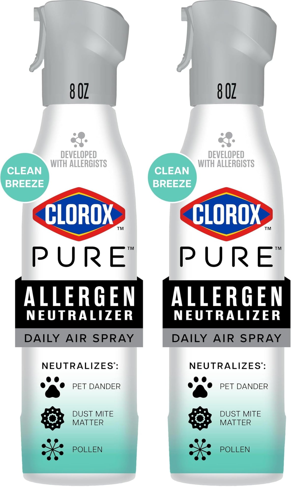 Clorox PURE Allergen Neutralizer Daily Air Spray, Clean Breeze, 8 fl. oz.