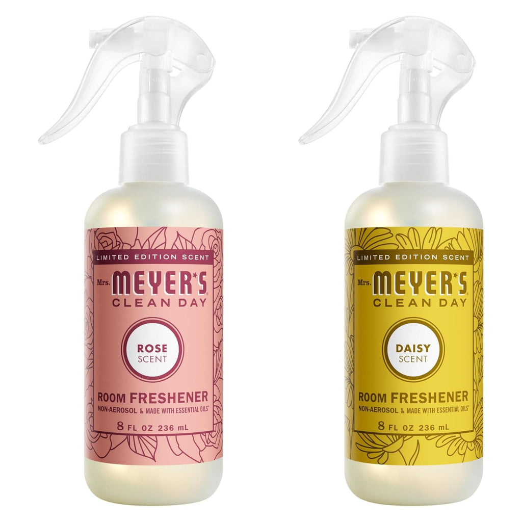 MRS. MEYER'S CLEAN DAY Room and Air Freshener Spray, Non-Aerosol Spray Bottle Infused with Essential Oils, Lavender, 8 fl. oz