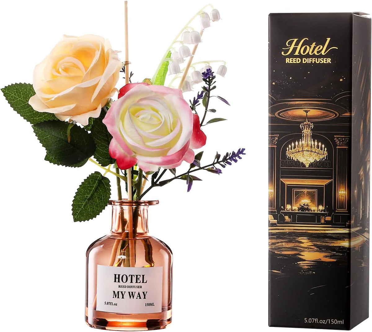 My Way Hotel Reed Diffuser – Scented Sticks for Home & Office