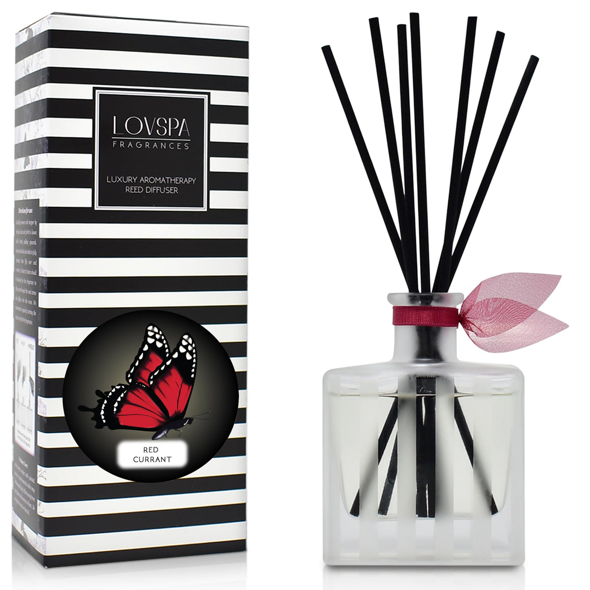 Reed Diffuser Set, Pumpkin Vanilla Chai Scented Oil Diffuser with Sticks, Home Fragrance Accessories for Bathroom Shelf Decor, Aroma Diffusers for Home or Office Fall Decor, USA Made