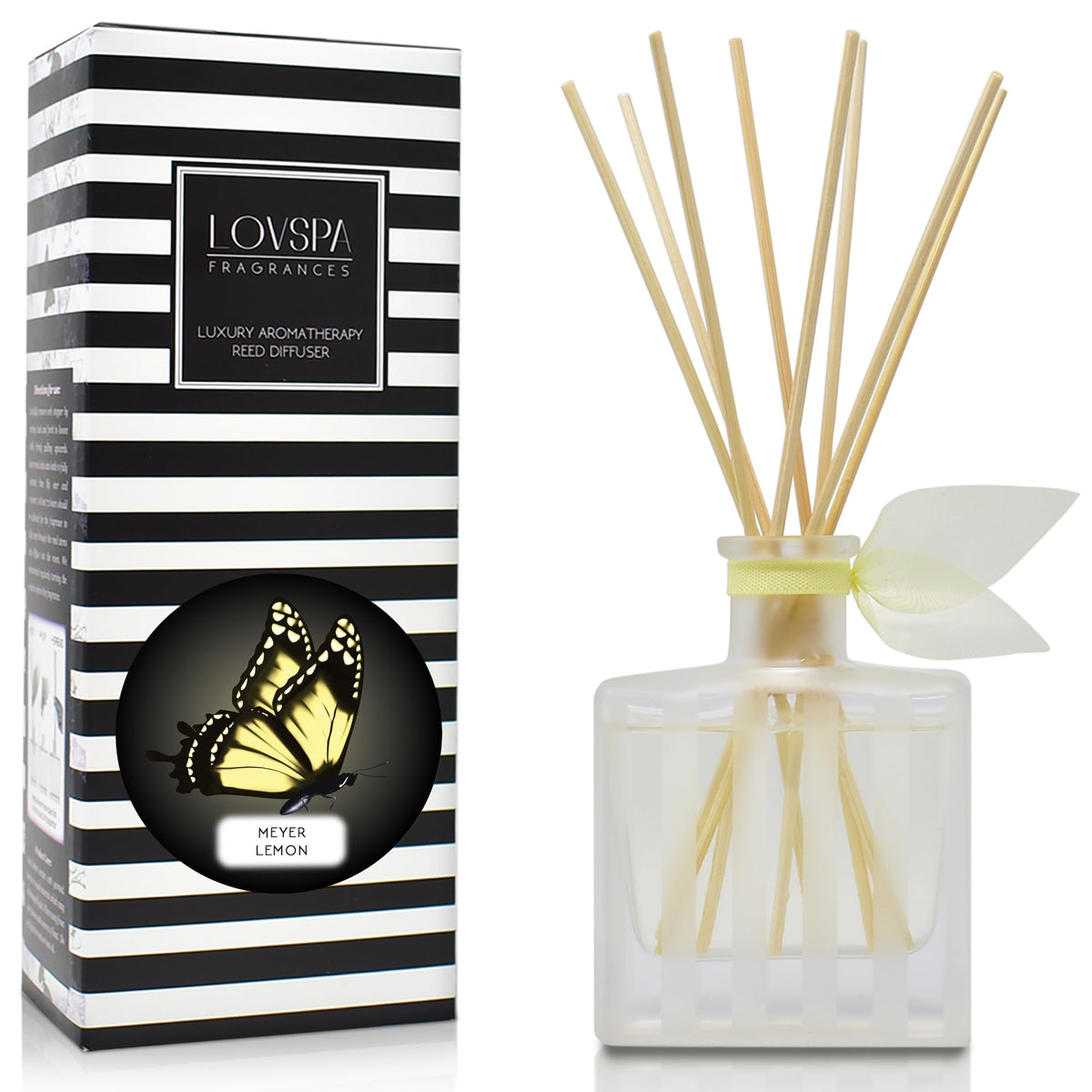 Reed Diffuser Set, Pumpkin Vanilla Chai Scented Oil Diffuser with Sticks, Home Fragrance Accessories for Bathroom Shelf Decor, Aroma Diffusers for Home or Office Fall Decor, USA Made