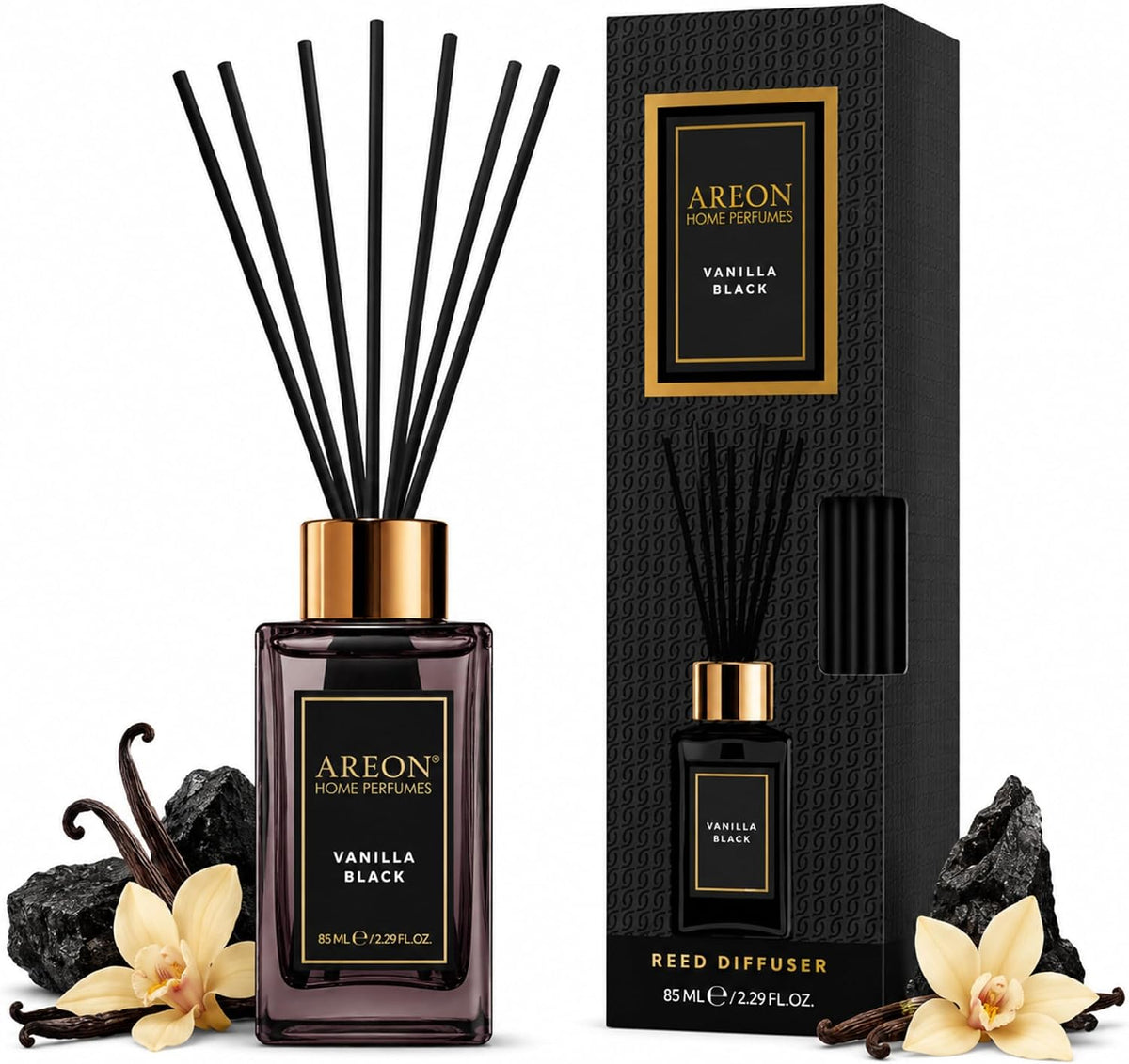 Areon Osmanthus Home Luxury Perfume Reed Diffuser,10 Rattan Reeds,50ml