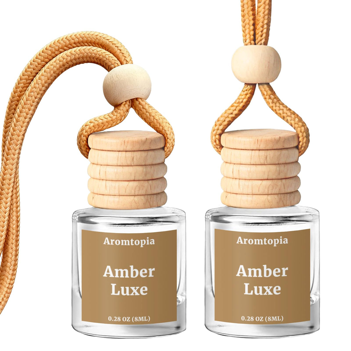Car Air Fresheners 2 Packs, Aromtopia Pink Beach Essential Oil Freshener for Cars, Cute Hanging Car Fragrance Diffuser for Women & Men, Long-Lasting Car Fragrance Gift