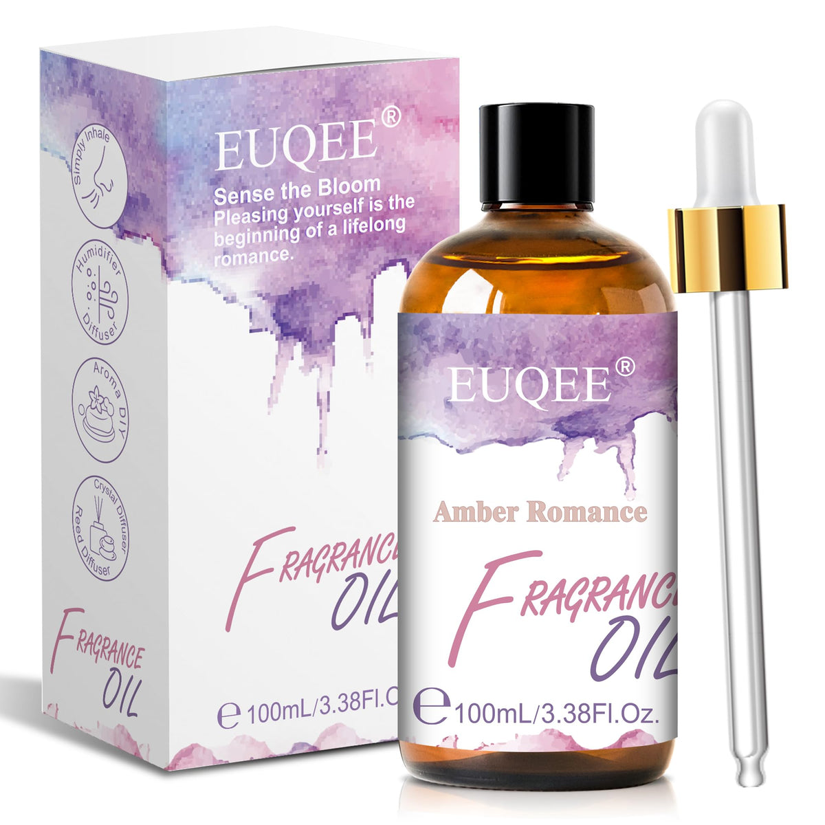 EUQEE Almond & Vanilla Fragrance Oil, 3.38 Fl oz/ 100ml