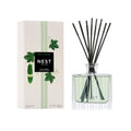 NEST New York Reed Diffuser, Wild Mint & Eucalyptus - 5.9 fl oz - Fragrance for Up to 90 Days - Reusable, Refillable Glass Holder - Includes 8 All-Natural Reed Sticks - Flame Free