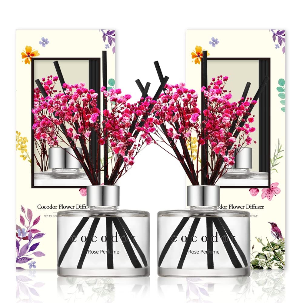 COCODOR Lavender Reed Diffuser/Garden Lavender / 6.7oz(200ml) / 1 Pack/Home Decor & Office Decor, Fragrance and Gifts