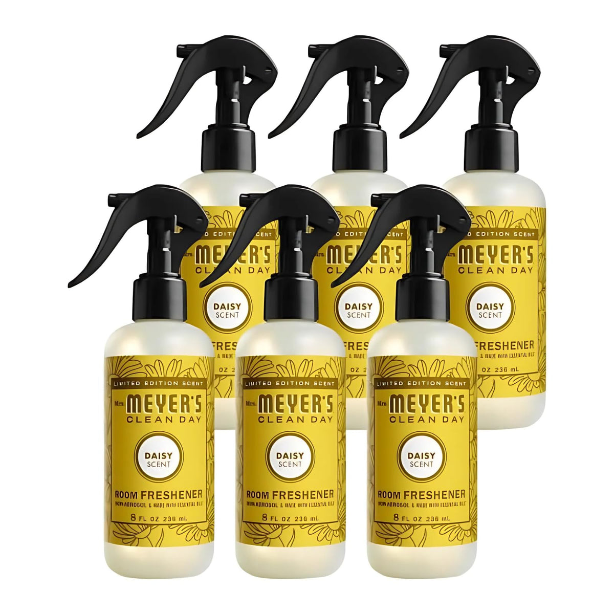 MRS. MEYER'S CLEAN DAY Room and Air Freshener Spray, Non-Aerosol Spray Bottle Infused with Essential Oils, Lavender, 8 fl. oz
