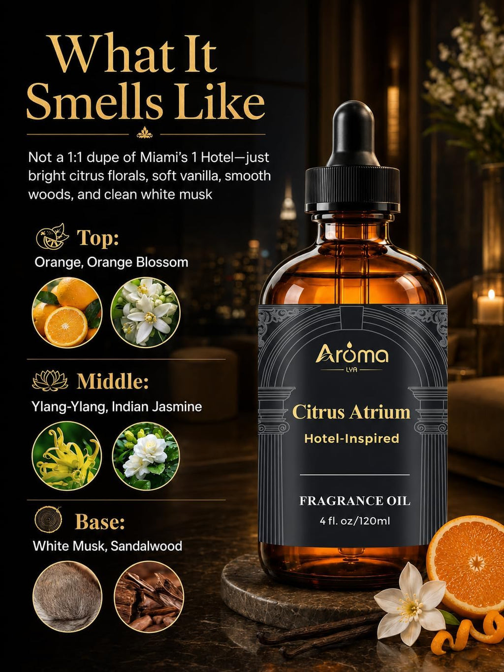 Hotel Collection Diffuser Oil - Citrus Atrium