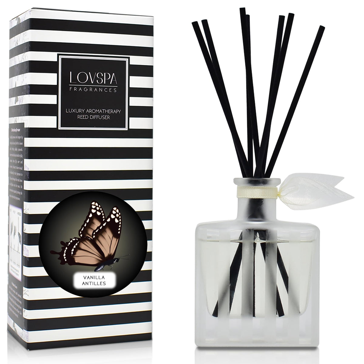Reed Diffuser Set, Pumpkin Vanilla Chai Scented Oil Diffuser with Sticks, Home Fragrance Accessories for Bathroom Shelf Decor, Aroma Diffusers for Home or Office Fall Decor, USA Made