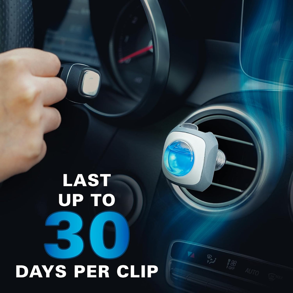 Air Jungles New Car Scent Car Air Freshener Vent Clip 6 Ct, Long Lasting