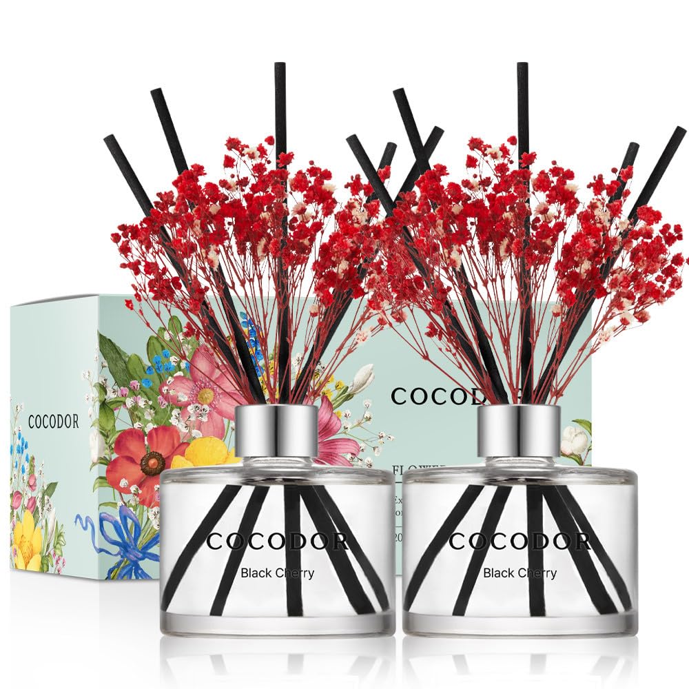 COCODOR Lavender Reed Diffuser/Garden Lavender / 6.7oz(200ml) / 1 Pack/Home Decor & Office Decor, Fragrance and Gifts