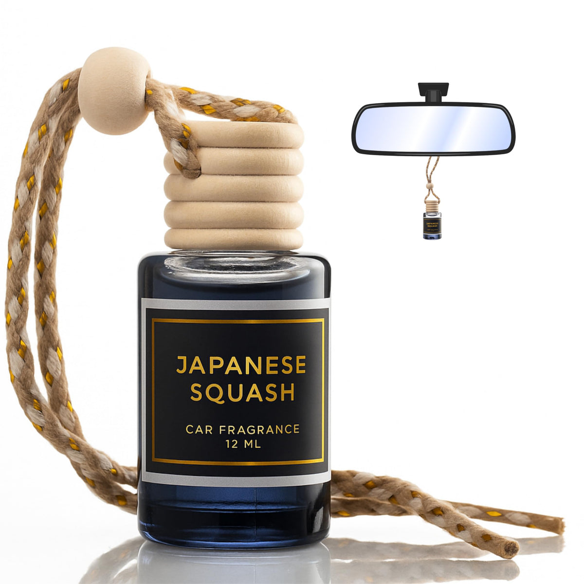 Santal & Coconut - A Fragrant Whisper of Opulent Tropical Serenity! - Luxury Car Hanging Diffuser - Long Lasting Car Freshener - Lasts up to 60 days | A+ Scents
