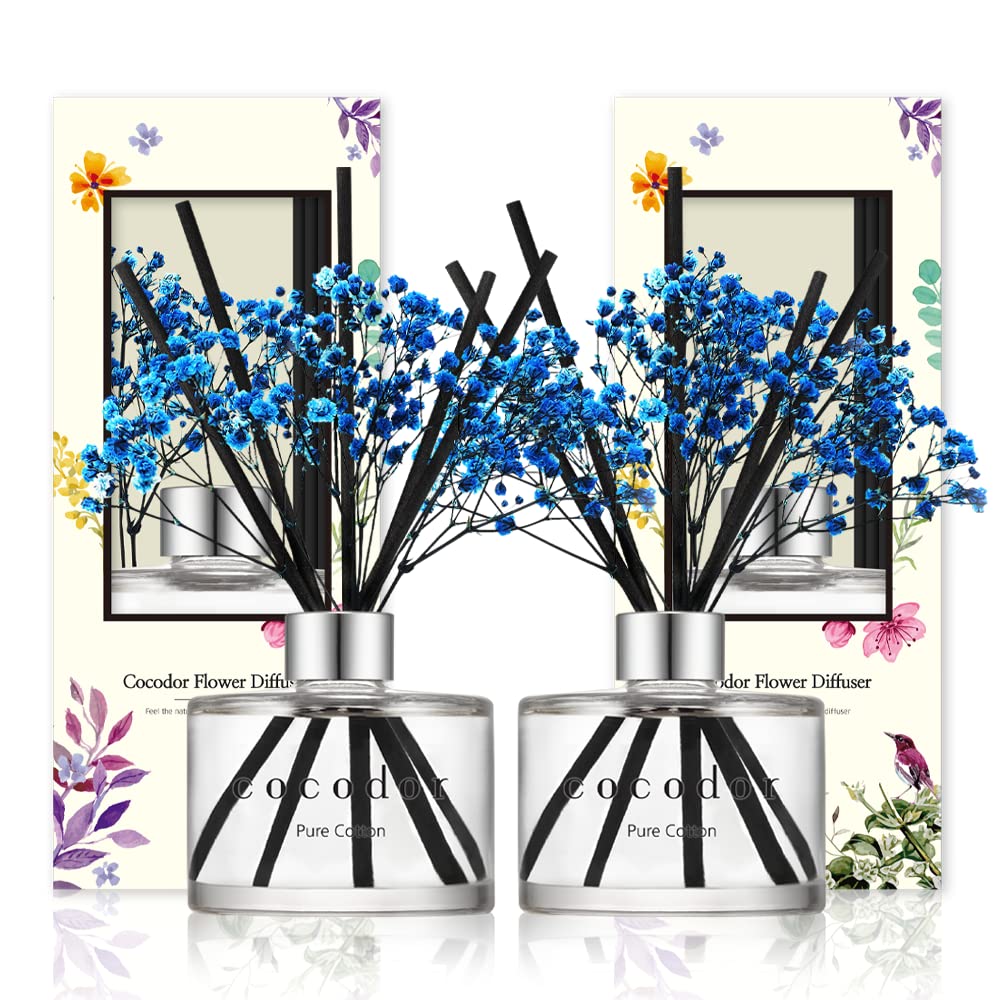 COCODOR Lavender Reed Diffuser/Garden Lavender / 6.7oz(200ml) / 1 Pack/Home Decor & Office Decor, Fragrance and Gifts