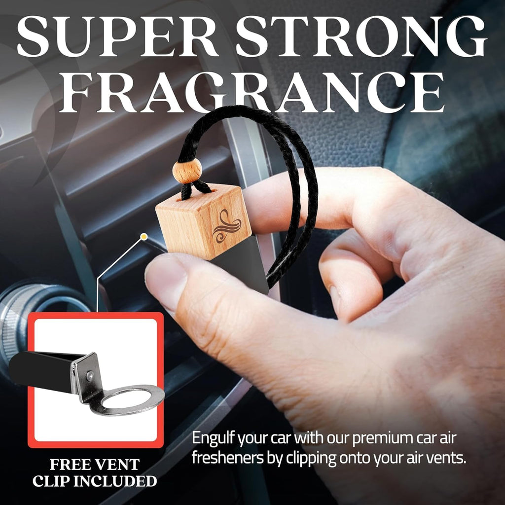 Car Air Freshener for Men - Greed Inspired Perfume Diffuser by Perfa